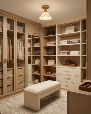 Aurelia Alabaster Flush Mount