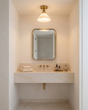 Aurelia Alabaster Flush Mount