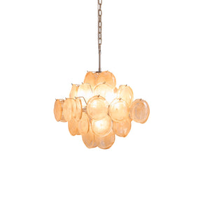 Aurelia Apricot Glass Chandelier