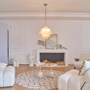 Aurelia Apricot Glass Chandelier