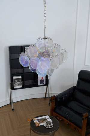 Aurelia Iridescent Glass Chandelier