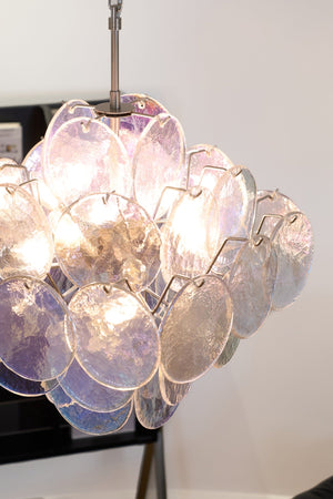Aurelia Iridescent Glass Chandelier