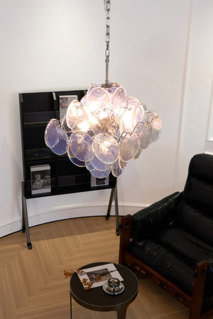 Aurelia Iridescent Glass Chandelier