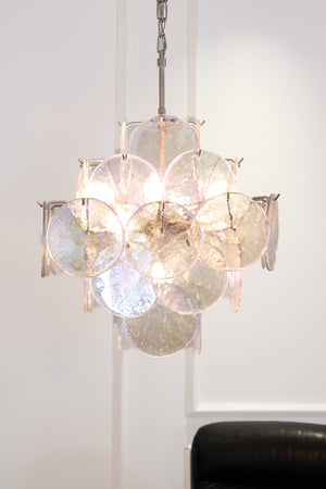 Aurelia Iridescent Glass Chandelier