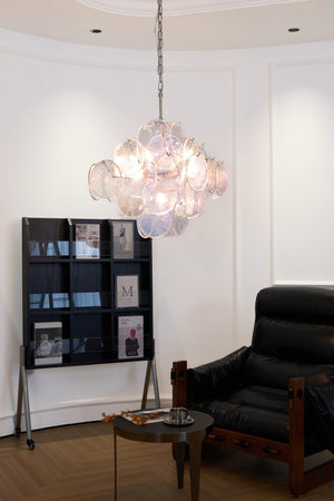 Aurelia Iridescent Glass Chandelier