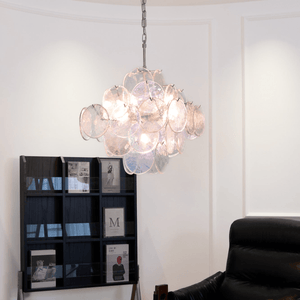 Aurelia Iridescent Glass Chandelier