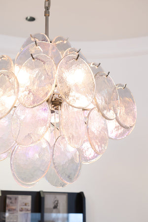 Aurelia Iridescent Glass Chandelier