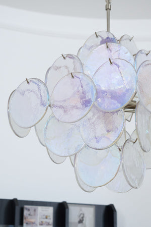Aurelia Iridescent Glass Chandelier