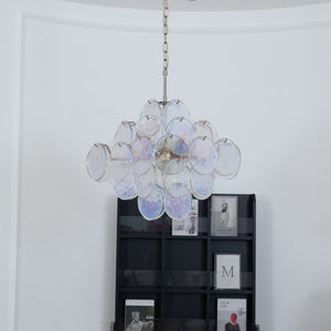 Aurelia Iridescent Glass Chandelier