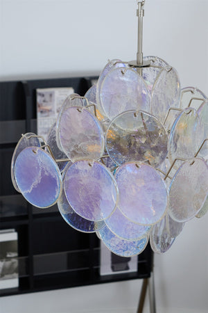 Aurelia Iridescent Glass Chandelier