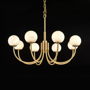 Aurelian Alabaster Globe Chandelier
