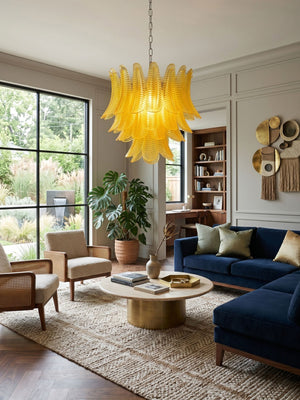Aurelium Cascade Glass Chandelier