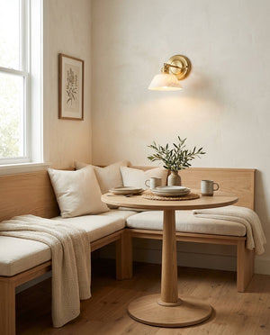Aurelle Alabaster Wall Sconce
