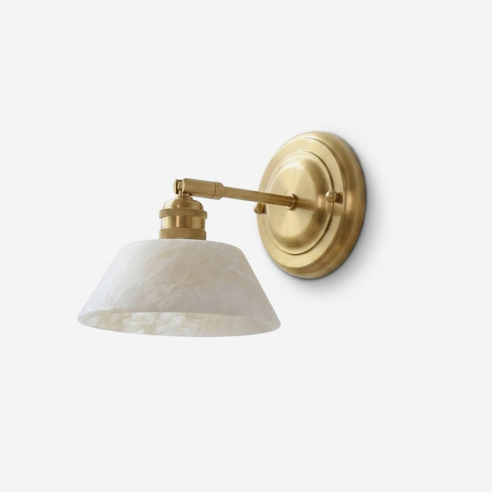 Aurelle Alabaster Wall Sconce