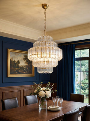 Aurum Cascade Glass Chandelier