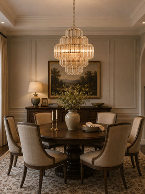 Aurum Cascade Glass Chandelier