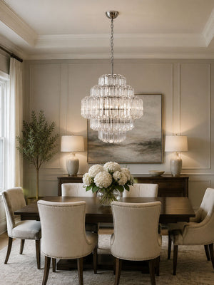 Aurum Cascade Glass Chandelier
