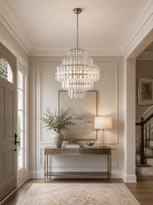 Aurum Cascade Glass Chandelier