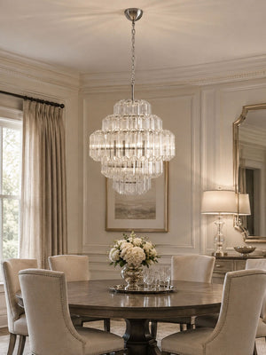 Aurum Cascade Glass Chandelier