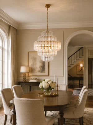 Aurum Cascade Glass Chandelier