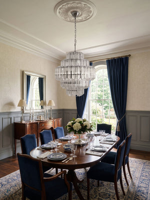 Aurum Cascade Glass Chandelier