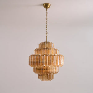 Aurum Cascade Glass Chandelier