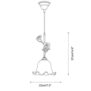 Lampada a Sospensione Avelora — Disegni dimensionali 2