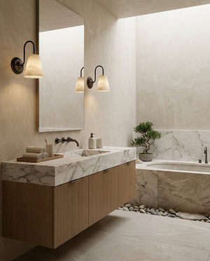 Avelthor Alabaster Wall Sconce
