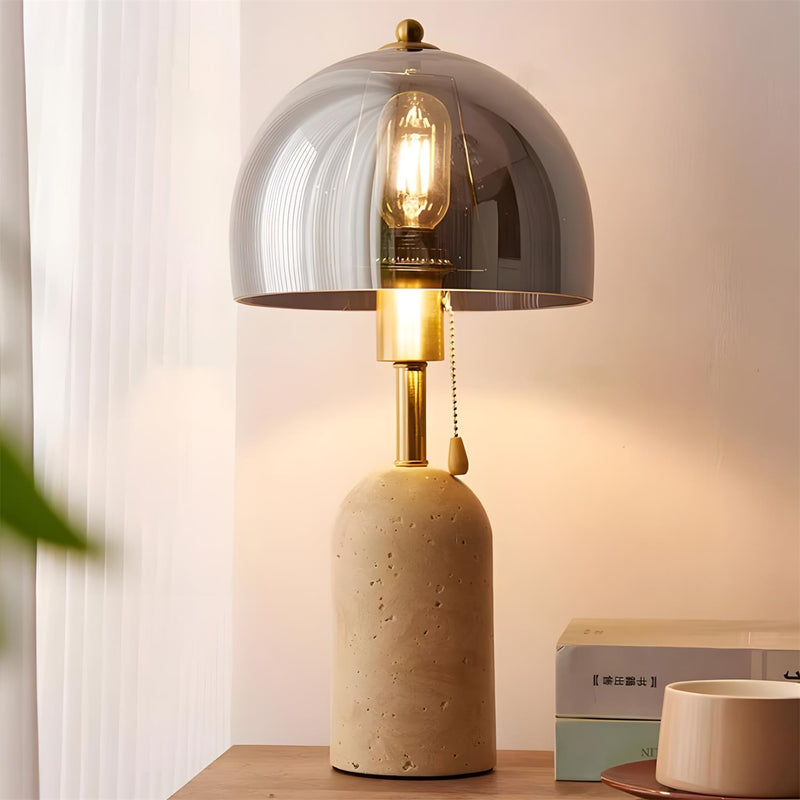 Avero Travertine Table Lamp – detail 15