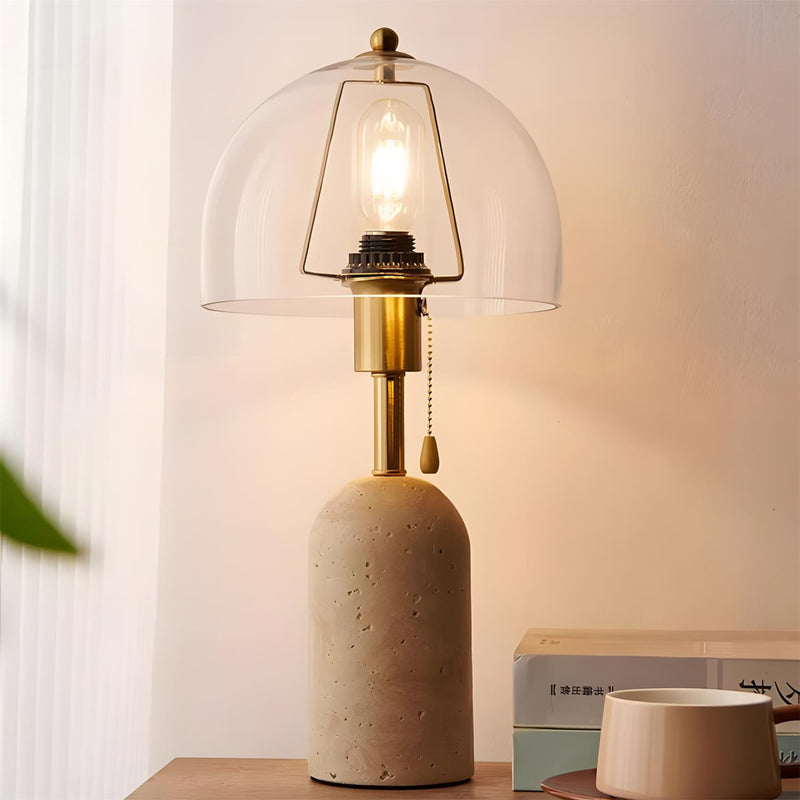 Avero Travertine Table Lamp – detail 16