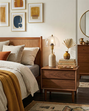 Avero Travertine Table Lamp