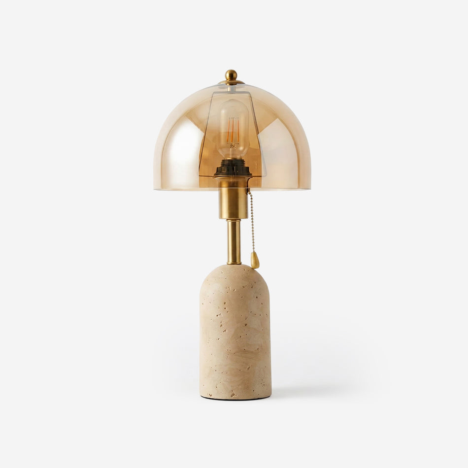 Avero Travertine Table Lamp