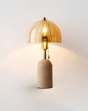 Avero Travertine Table Lamp