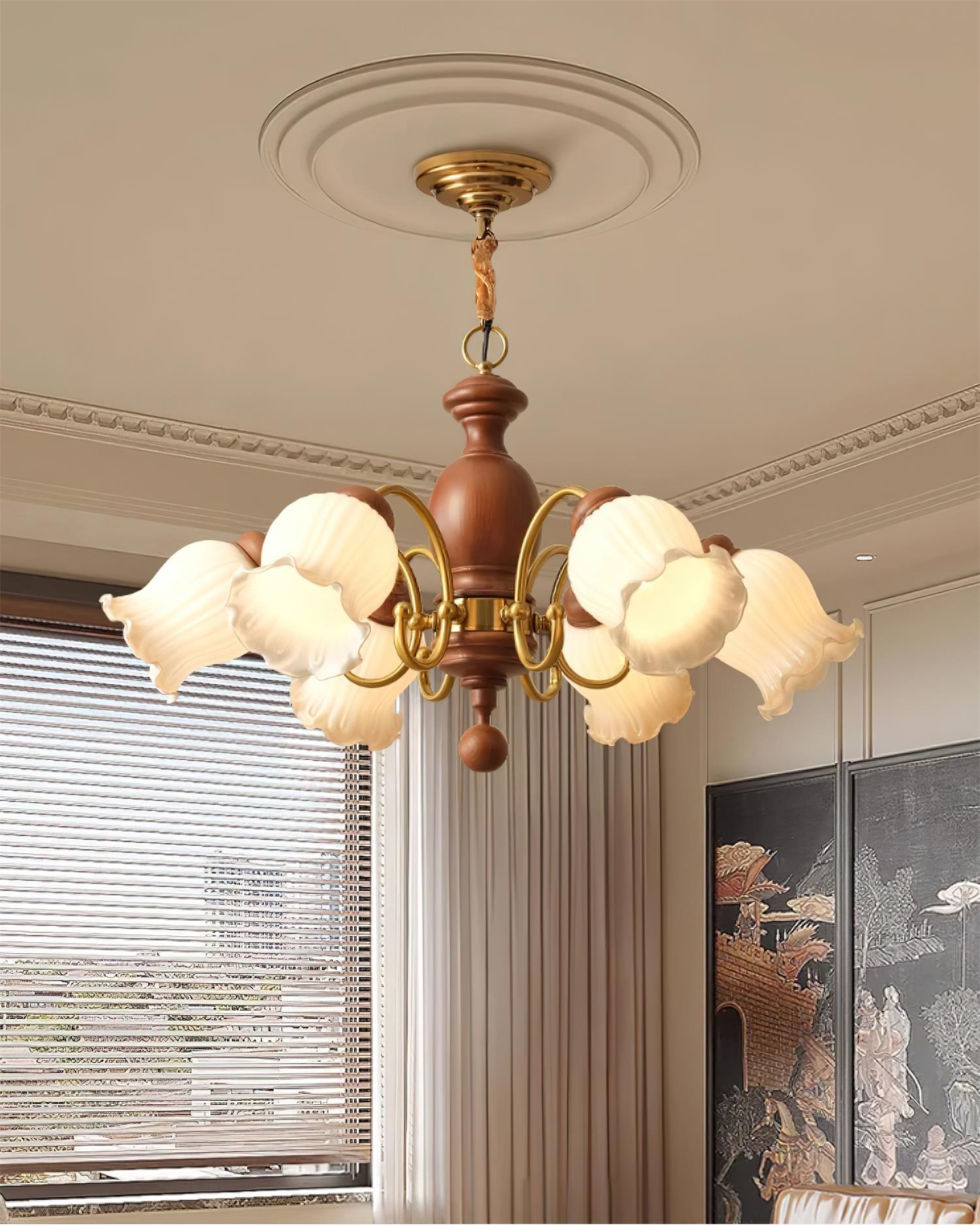 Aysha Wood Chandelier