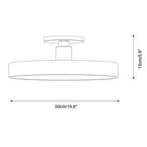 Azure Plate Ceiling Lamp