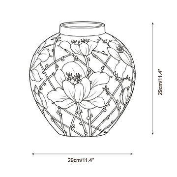 Vase Céramique Azuria — Plans de dimensions 1