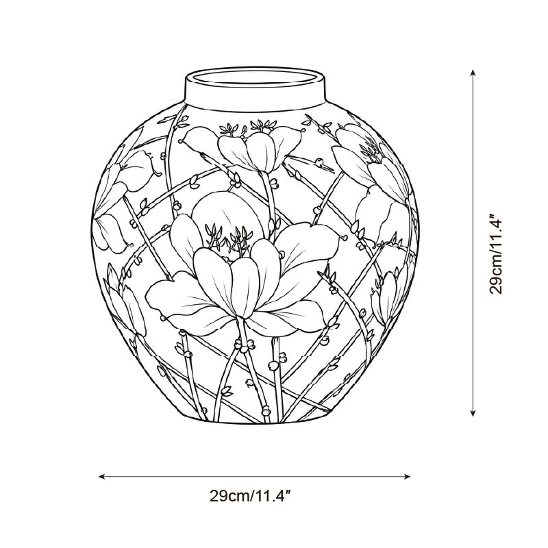 Vase Céramique Azuria — Plans de dimensions 1