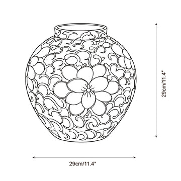Vase Céramique Azuria — Plans de dimensions 2