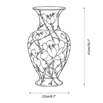 Vase Céramique Azuria — Plans de dimensions 3