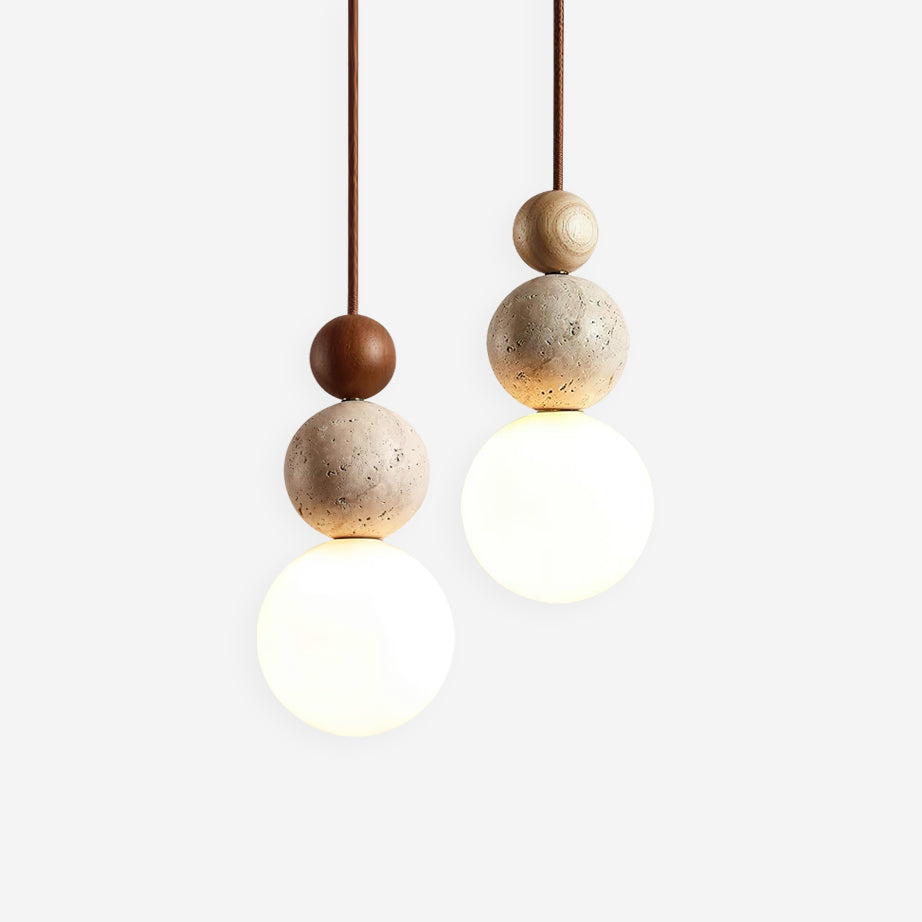 Ball Travertine Pendant Lamp