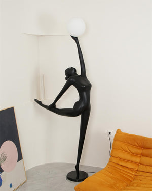 مصباح أرضي تمثال راقصة الباليه