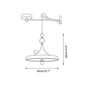 Ballora Swing Arm Pendant Lamp