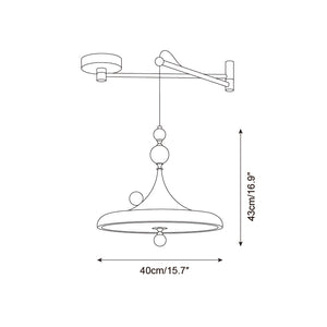 Ballora Swing Arm Pendant Lamp