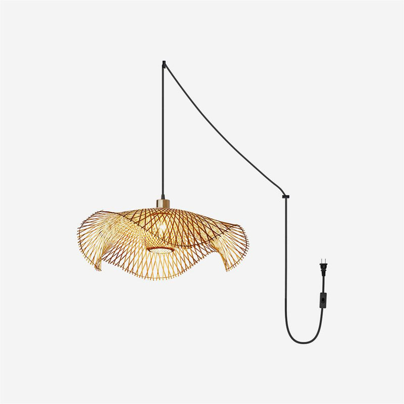Bamboo Lotus Leaf Plug In Pendant Lamp – detail 23