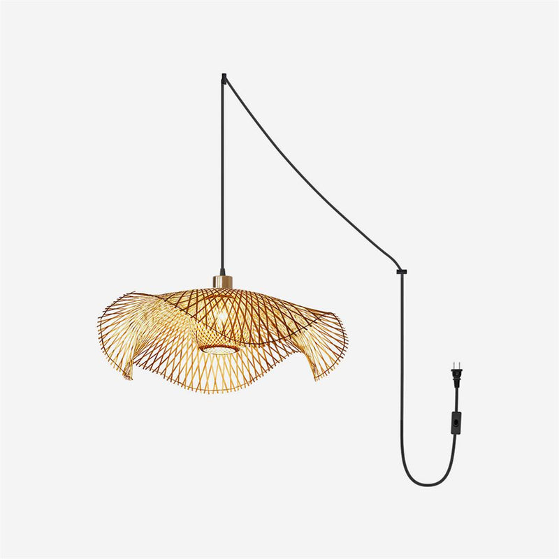 Bamboo Lotus Leaf Plug In Pendant Lamp – detail 24