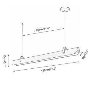Bandolier Line Chandelier