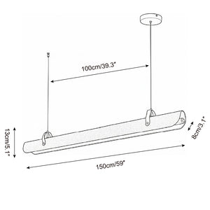 Bandolier Line Chandelier