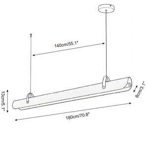 Bandolier Line Chandelier