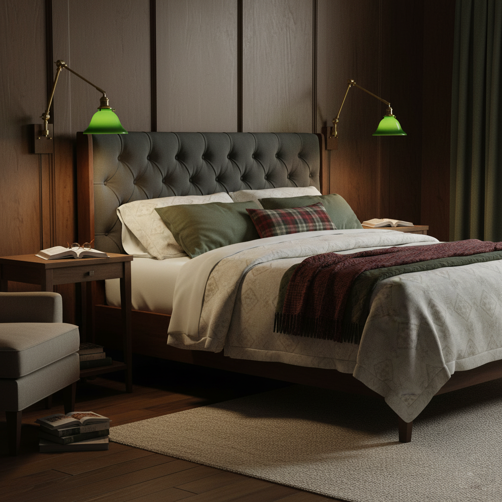 Banker Swing Arm Plug In Wall Light