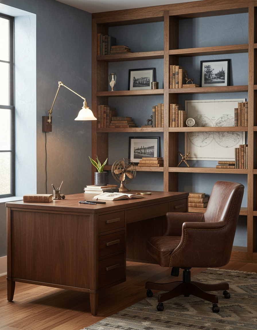 Banker Swing Arm Plug In Wall Light